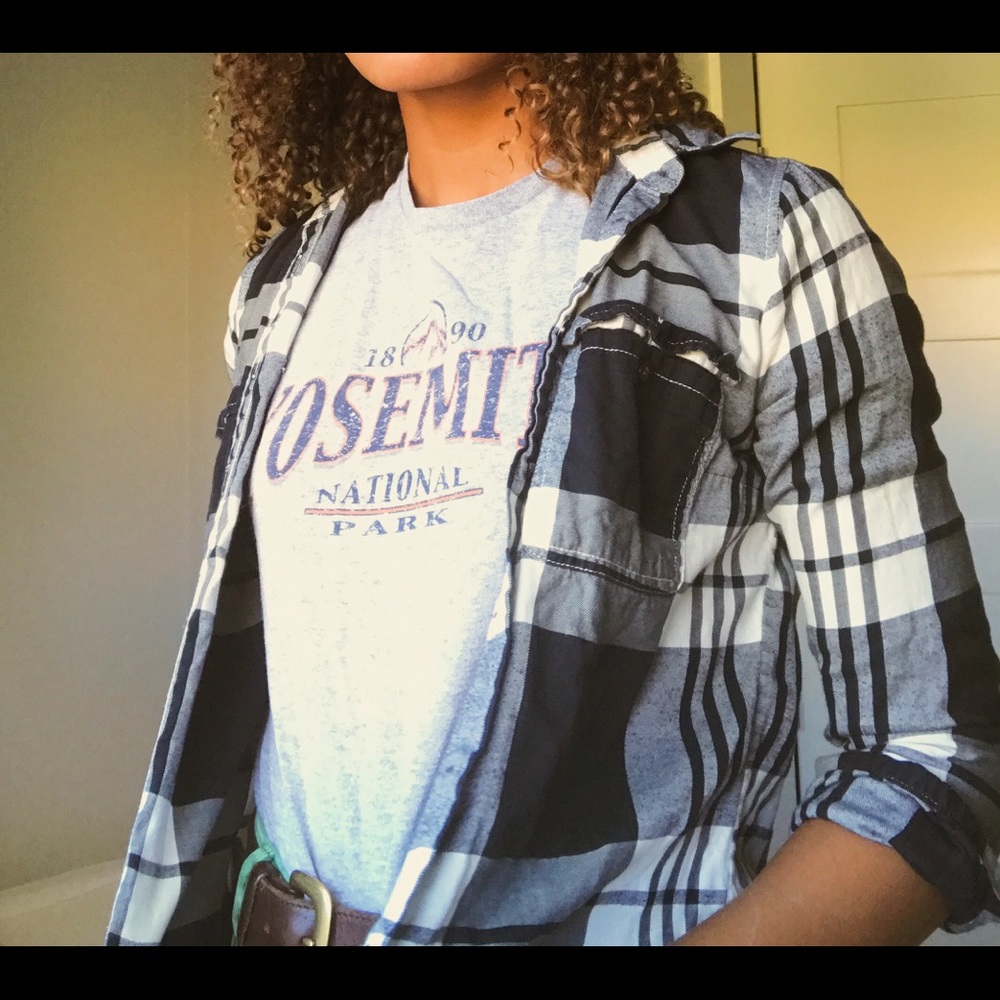 black white and grey flannel